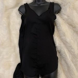 Lush Black Side Split Tank